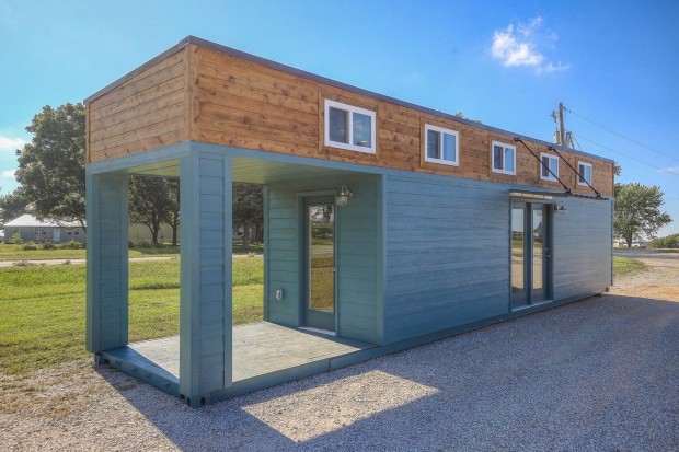 Shipping Container Home with Porch
